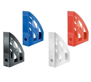 Suport vertical acte, 7cm, PVC, Herlitz