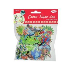 Animale spumă autoadezivă, Croco-Tigro-Zoo DACO