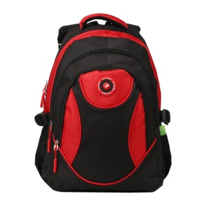 Ghiozdan școlar ECADA, 46 cm, 3 compartimente, buzunare laterale, poliester, 46 × 32 × 18 cm