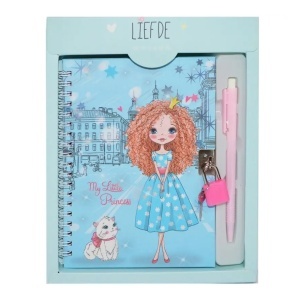 Jurnal cu lacat, 24x20cm, 45 file, cu pix, Fete - Img 2