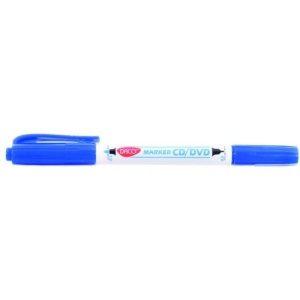 Marker CD/DVD cu doua capete, albastru