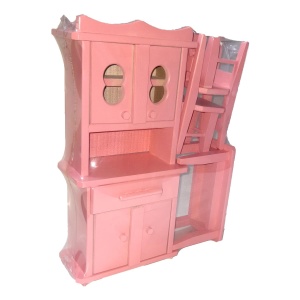 Mobilier de bucatarie roz