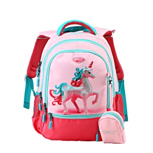 Ghiozdan Școlar 38 cm, Compartimente Multiple, Poliester, DACO