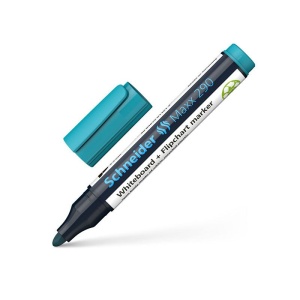 Marker whiteboard + flipchart 3.0mm, turcoaz, Schneider Maxx 290