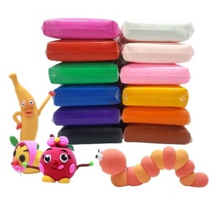 Plastilina inteligenta, 12 culori, Magic Clay