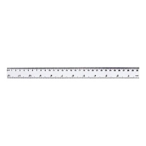 Rigla de plastic, 30cm, transparenta