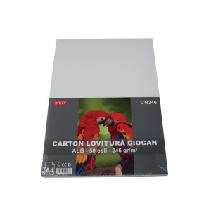 Carton, lovitură ciocan, 246 g/mp, A4, 50 coli, DACO