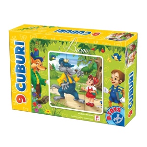 Puzzle cu 9 cuburi, Piese Basme