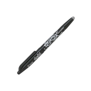 Roller Frixion PILOT, 0.7mm, cu guma de sters, negru