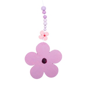 Set 12 Flori din Lemn pentru Craft, 7.5 cm și 10 cm, DACOART - Img 2