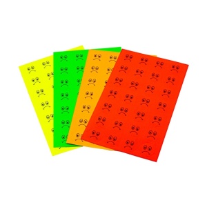 Abtibilduri calificativ Rau, 20mm, Colorarte