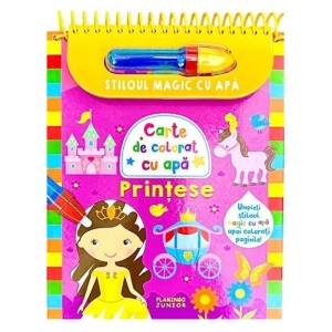 Carte de Colorat cu Apă, Stilou Magic cu Apă