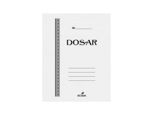 Dosar din carton cu cu șină metalica ECADA
