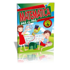 Matematică pas cu pas, caiet de studiu pentru clasa a IV-a, format 20 x 26 cm, 80 pagini