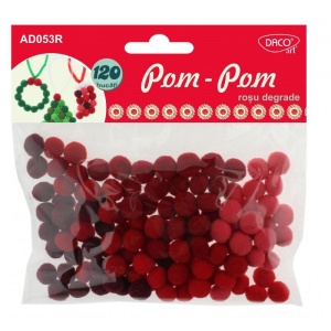Pom-pom roșu degrade, DACO