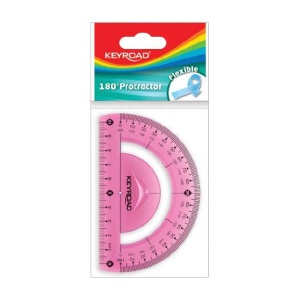 Raportor din plastic flexibil, 10 cm, Keyroad