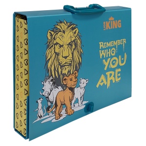 Servieta din carton laminat, format A4, Lion King