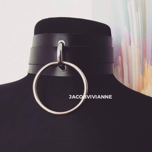 Choker lat piele naturala