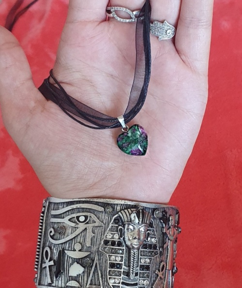 Choker piatra semipretioasa RUBY ZIOSITE