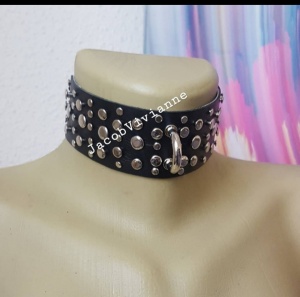 Choker capse piele naturala - Img 2