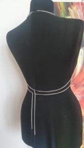 Corset Cyber BrokenHeart- Corset auriu efect cracked - Img 3