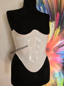 Corset Cyber Epys - Corset plastic alb - Img 1