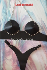 Set chilot si sutien piele naturala - Img 4