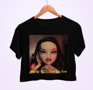Tricou Hello 911, I'm on fire - Img 2