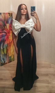 Brosa funda din satin