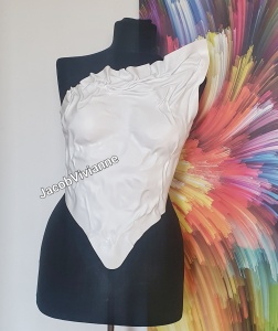 Corset Cyber Wyonet - Corset plastic alb - Img 3