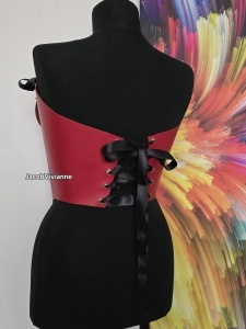 Corset piele naturala decupat - Img 4