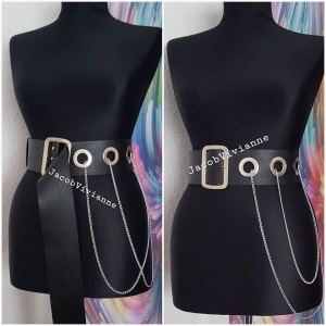 Brau accesorizata piele naturala