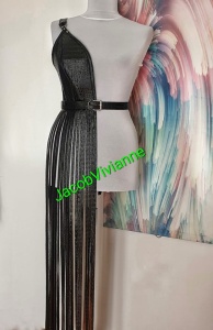 Corset cu franjuri crocodil - Img 2