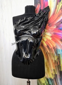 Corset Cyber Dreammy - Corset negru plastic - Img 1