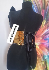 Corset Cyber Yakhny- Corset auriu tip oglinda - Img 7