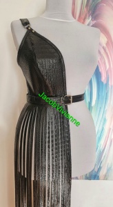 Corset cu franjuri crocodil - Img 3