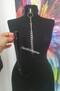 Choker cu lesa piele naturala - Img 3