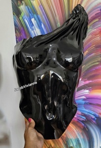 Corset Cyber Ayah - Corset negru plastic - Img 2