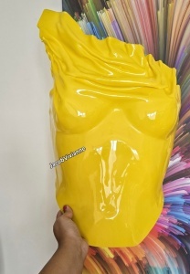Corset Cyber Euby- Corset galben din plastic - Img 2