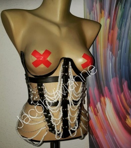 Corset perle