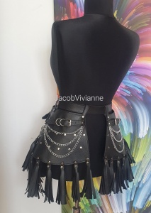 Fusta franjuri accesorizata - Img 3
