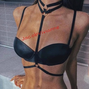 Ham bust elastic cu choker
