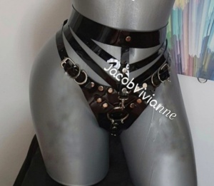 Chilot piele naturala negru mat - Img 1