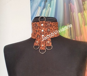 Choker lat piele naturala - Img 1