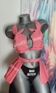 Sutien piele naturala PLAYBOY