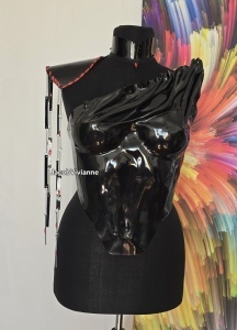 Accesoriu pentru Umeri lant si cristale- Statement Handmade pentru corset plastic | Jacob Vivianne