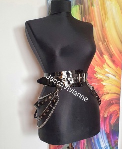 Brau accesorizat piele naturala - Img 1