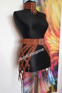 Choker lat piele naturala - Img 2