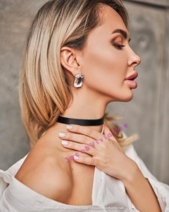 Choker Simple piele naturala - Img 2