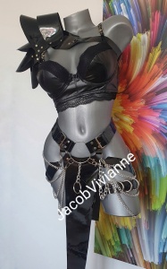 Fusta warrior accesorizata piele naturala - Img 8